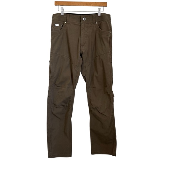 Kuhl Mens Konfidant Air Pants Sz 32x32 Brown Outdoor Hiking Camping - Picture 1 of 8
